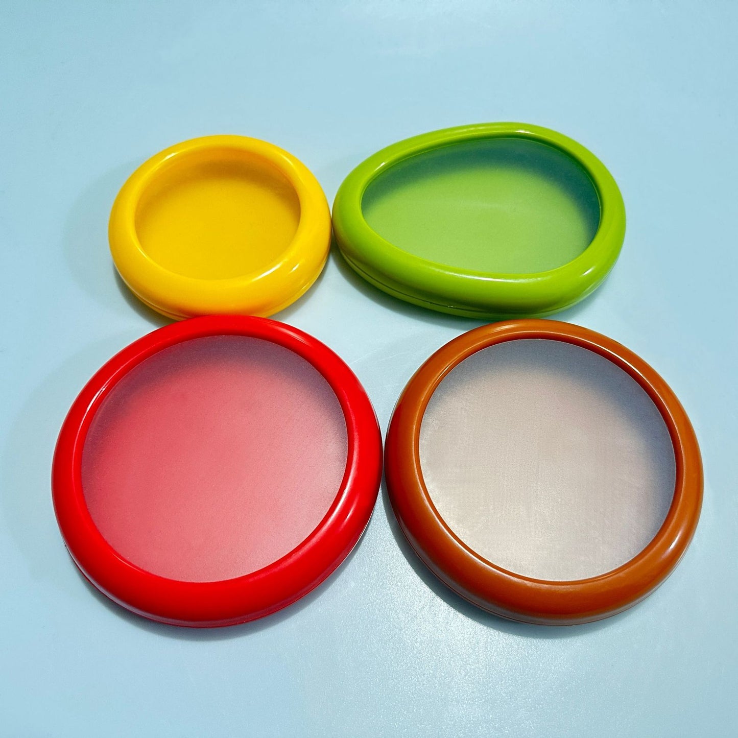✨️✨️4PCS Silicone Saver - as Onion Saver & Lemon Saver, Avocado Keeper, Tomato Saver, and More - Anti-Oxidation + Reusable Fruit and Vegetable Storage Containers for Fridge