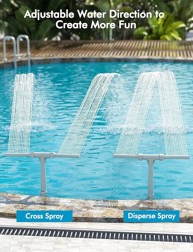 ⛲️Poolhacker Pool Fountain for Above-ground Pool & Inground Pool