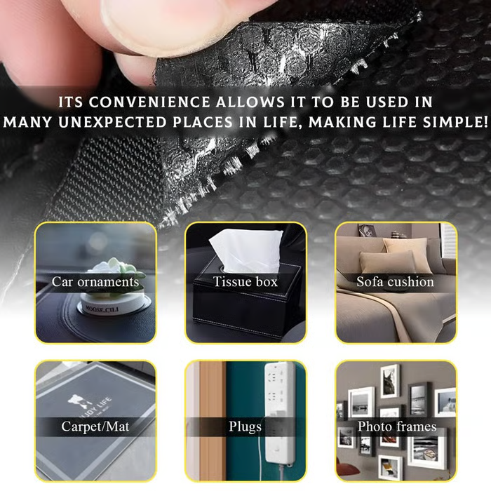 Hook and Loop Strips with Adhesive, Multi-Purpose Non-Slip Double Sided Snap Fastening Tape, Fixing Tape for Sofa Carpet