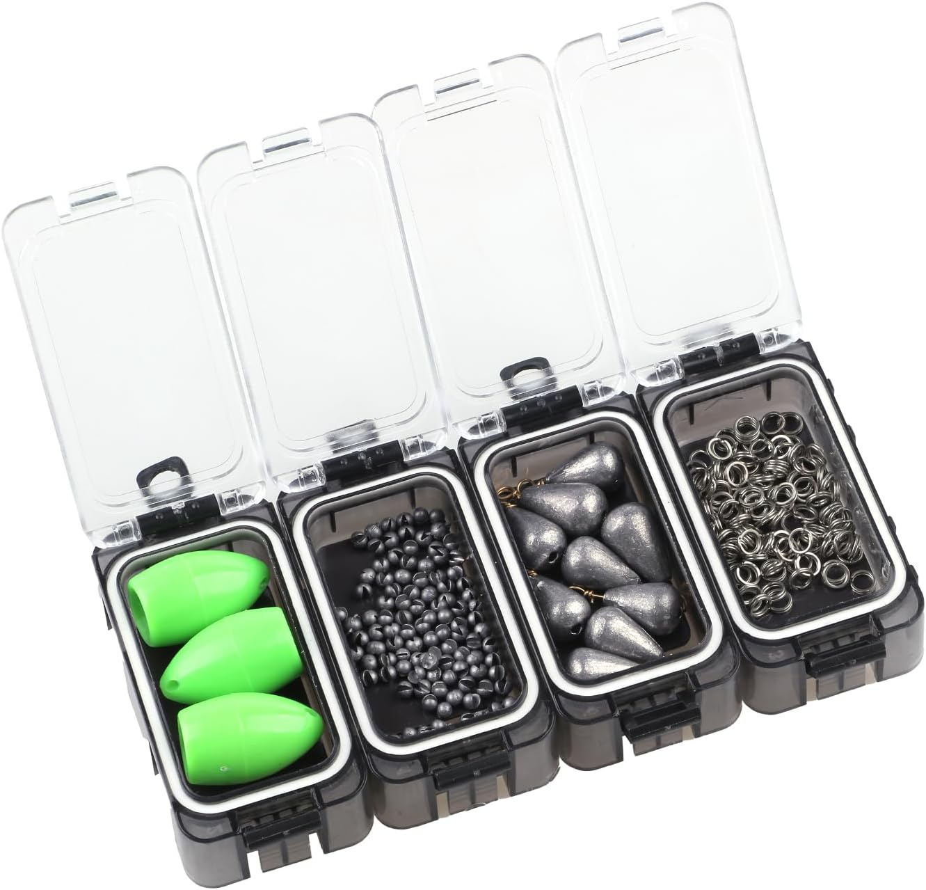✨️4PCSmall Boxes with Magnetic & Waterproof Tackle Trays