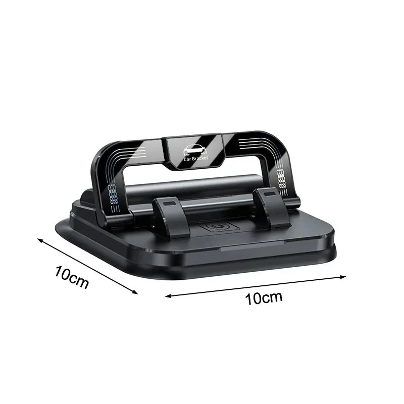 Car phone holder, portable mobile phone holder, stable and durable.In-built parking number plate function, quickly switch to a phone number plate