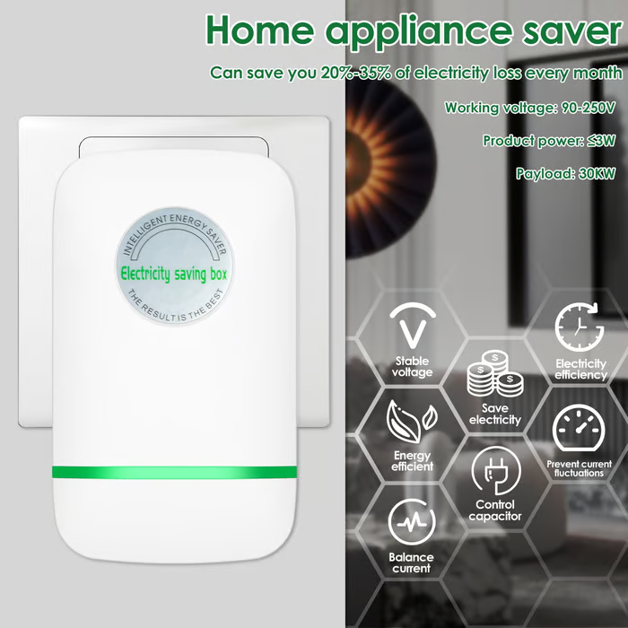 ⚡️⚡️Plug-In Power Box with US Plug, ✅Wide Voltage Range 90–250V, 2026 Design✅
