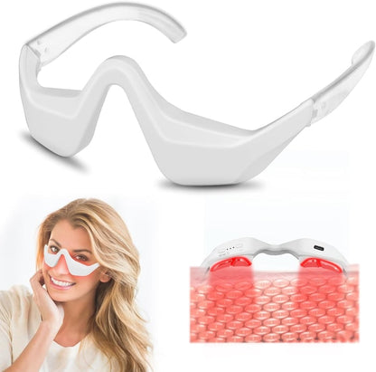 👓️Eye Care Device, 3D Eye Beauty Massager with Vibration, Microcurrent Magic Eye Beauty Pro, Relax Eye Strain, Reduce Eye Bags and Dark Circles
