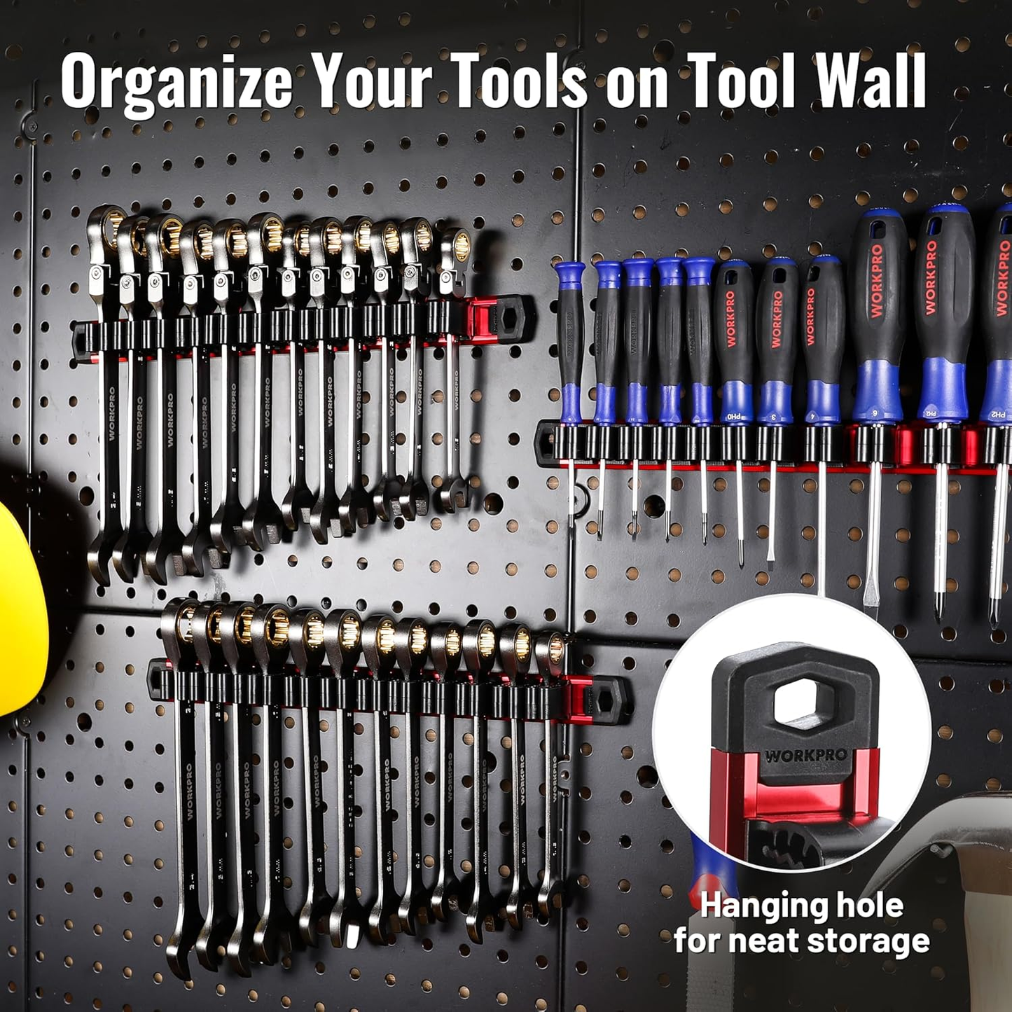 Magnetic Screwdriver Organizer and Wrench Organizer,12-Slot Screwdriver and Wrench Holder