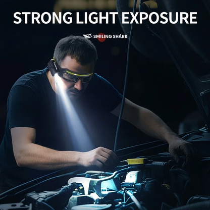 👓️👓️LED glasses with motion sensors and touch control, suitable for running, camping