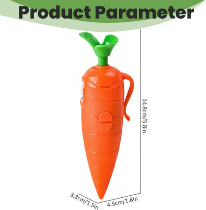 Carrot voice recorder, cute 60-second voice recorder for kids