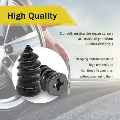🔥⚒️100PCS Tire Repair Rubber Nails Kit with 2 Sizes for Car/Motorcycle/Truck/Tractor