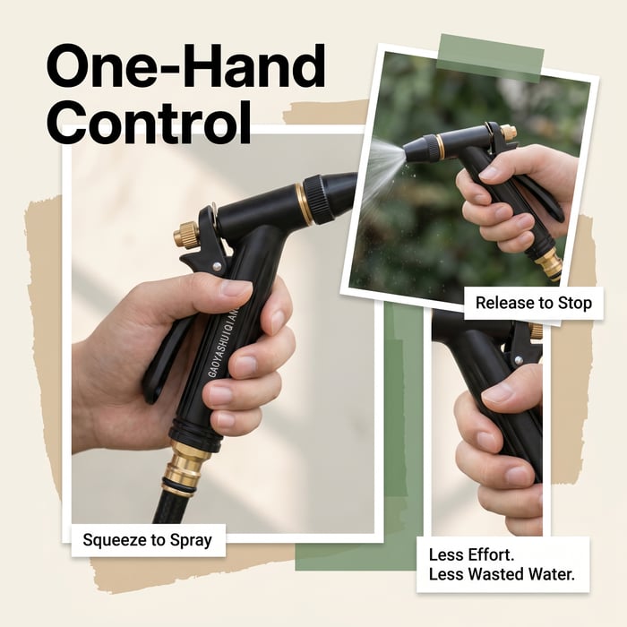 Home High-Pressure Water Gun With Booster Nozzle And Hose