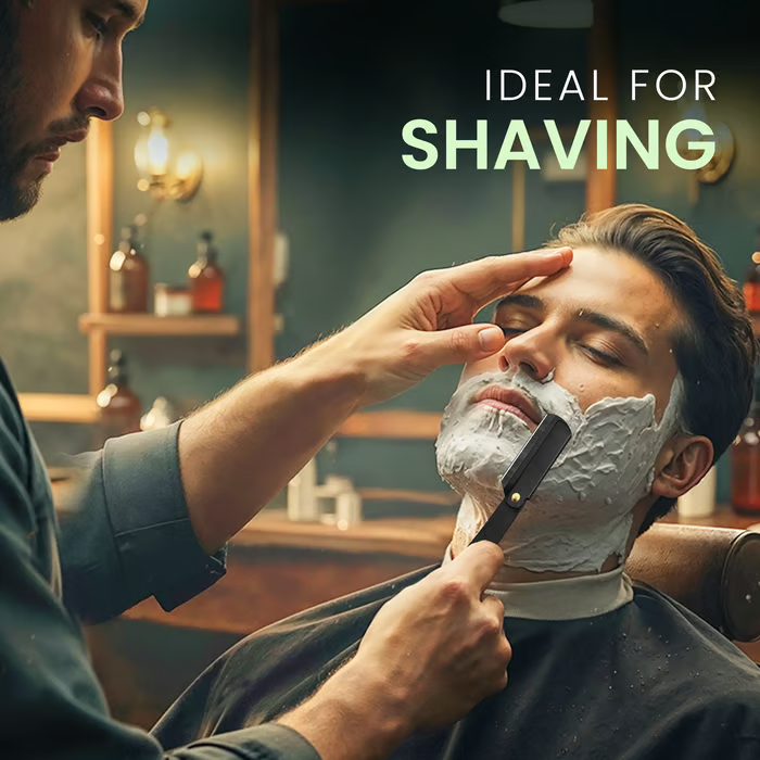 🪒🪒Professional Straight Razor for Men | Barber Straight Edge + 10 Blades Included
