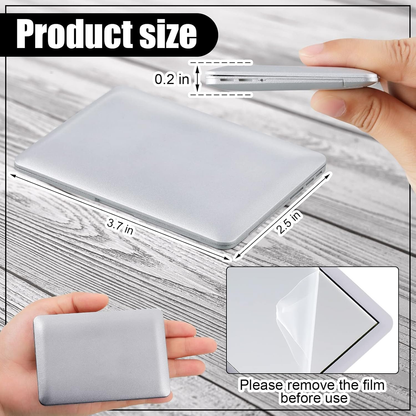 ✨️2 PCS Mini  Laptop Toy Pocket Mirror ,Tiny Fake Computer Compact Mirror