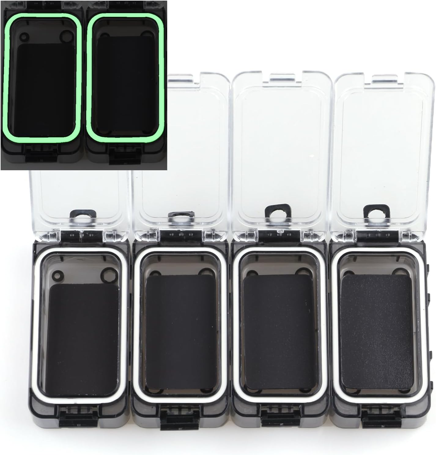 ✨️4PCSmall Boxes with Magnetic & Waterproof Tackle Trays