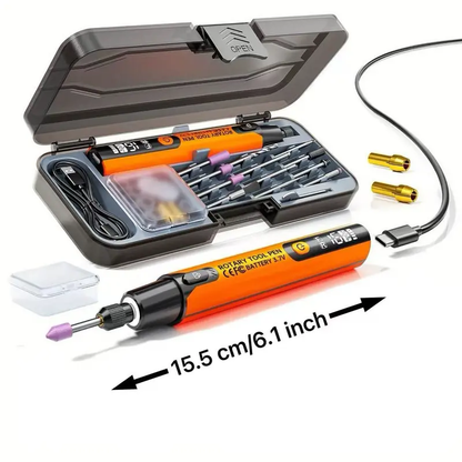 39pcs USB-Powered Electric Grinding & Polishing Tool Set rving - DIY Craft Polishing Rotary Tool Set