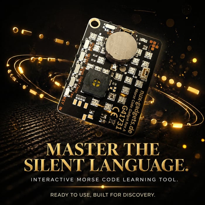 Morse Code Trainer Card Pro (LED Edition)