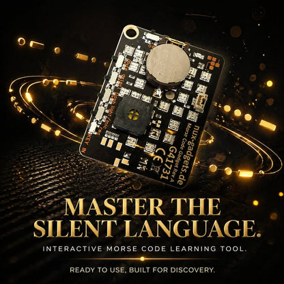 Morse Code Trainer Card Pro (LED Edition)