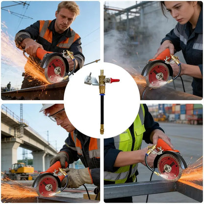 🛠️GJANSH Angle Grinder Dust Remover Water Sprayer
