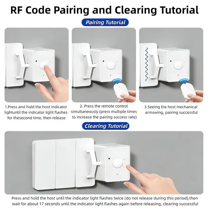 Wireless Smart Light Switch with Remote