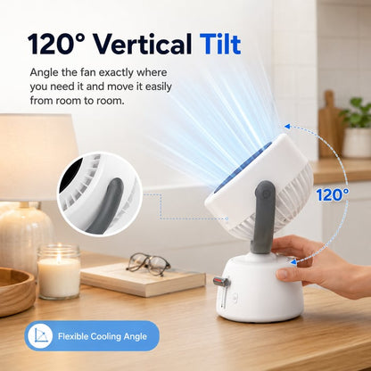 Smart Head Tracking Fan, 150° Auto-Follow Bathroom Sink Vanity Fan