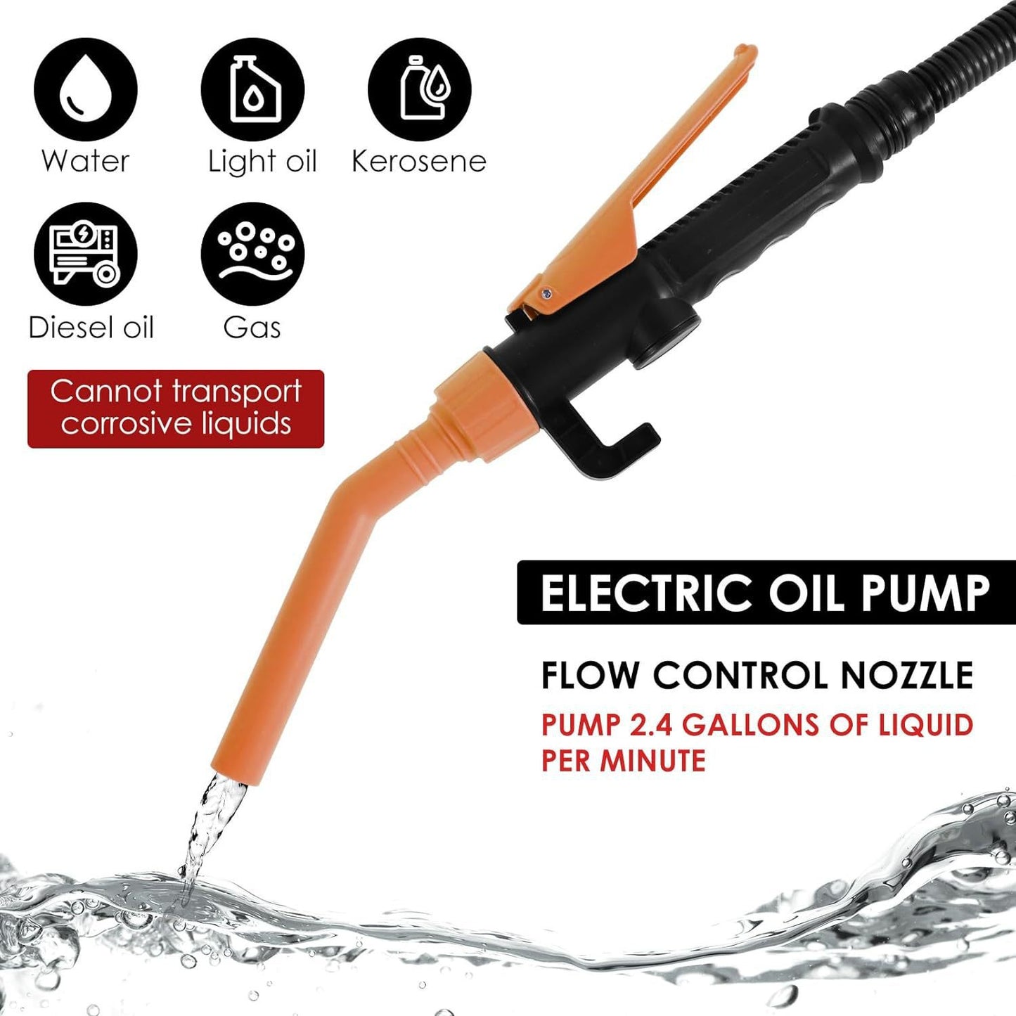 Hose oil pump