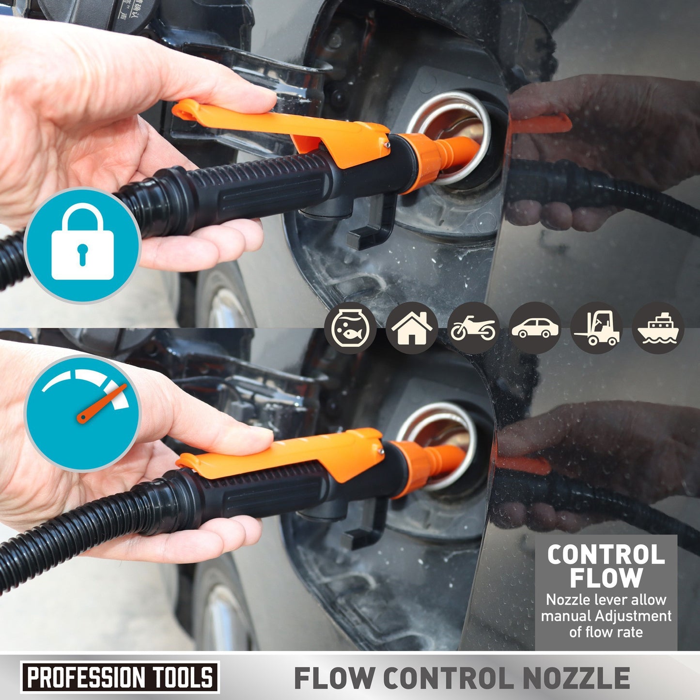 Hose oil pump