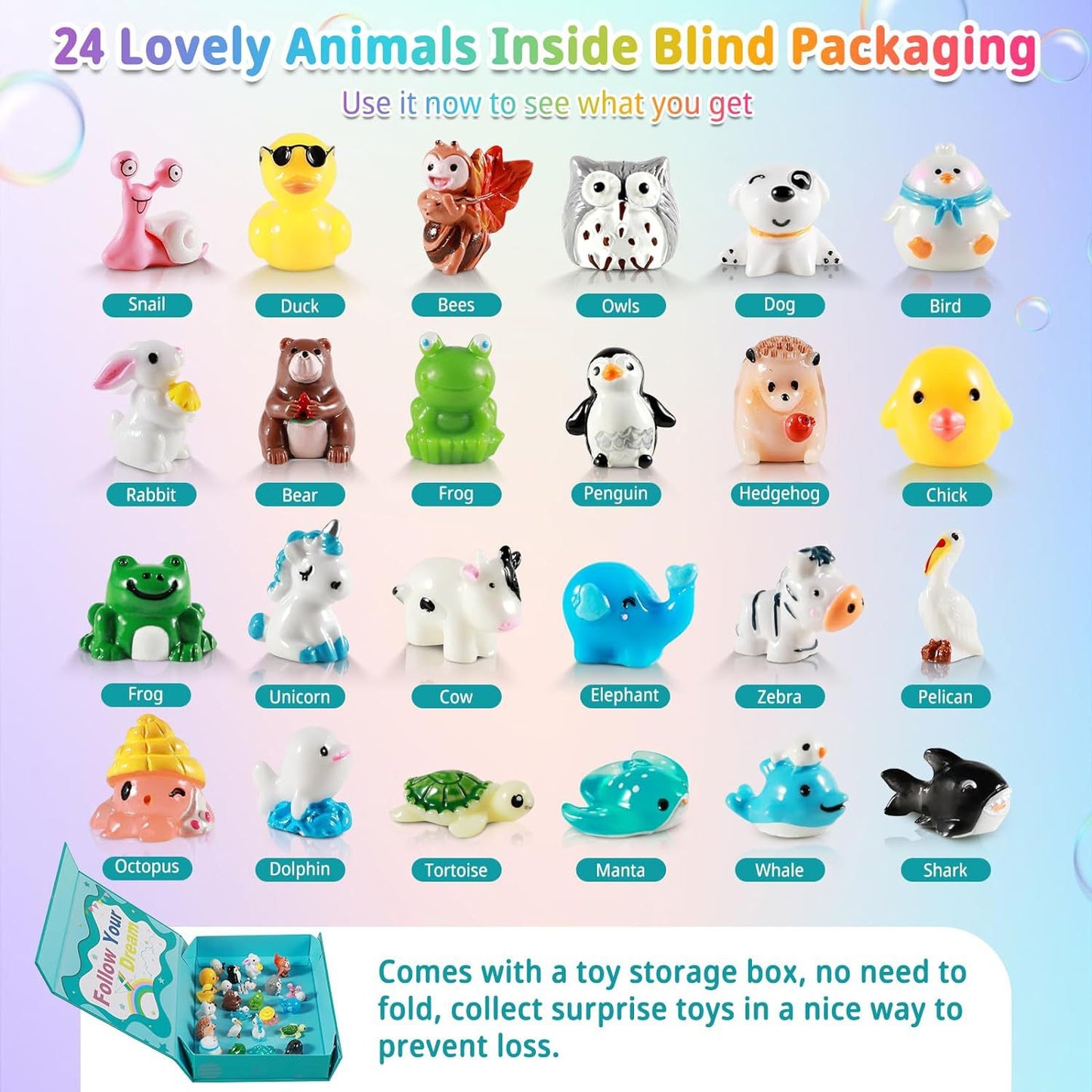 6PCS Easter Surprise Bath Bombs for Kids