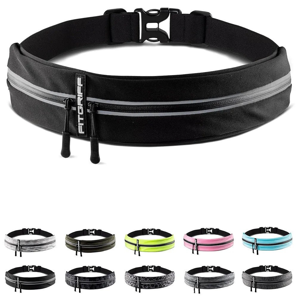 Running Belt for Men & Women - Secure Jogging Pouch for Phone, Keys & Essentials - For All Cell Phones