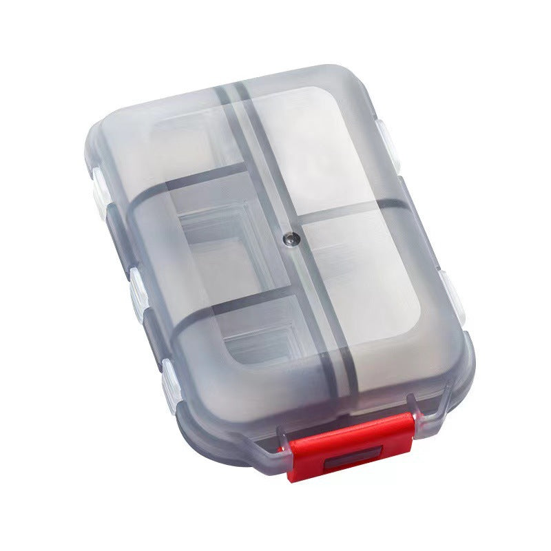 Custom Travel Pill Organizer, 10 Compartments Portable Pill Case with Medicine Labels, 5 Colors Daily Pill Box