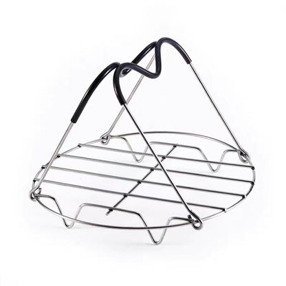 3 PCS Steamer Rack Trivet with Handles Compatible