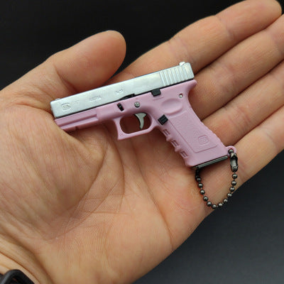 ✨️✨️Pistol Shape Keychain Gun Model Key Collection Gift Gun Shape Pendan