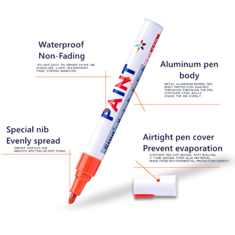 🔥🔥Waterproof Non-Fading Tire Paint Pen