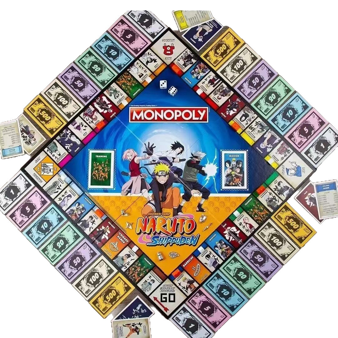 🔥✨️Monopoly: Naruto | Collectible Monopoly Game Featuring
