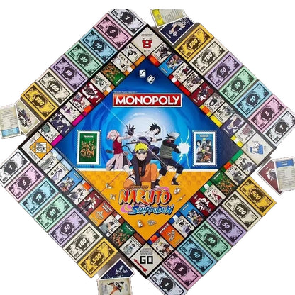 🔥✨️Monopoly: Naruto | Collectible Monopoly Game Featuring