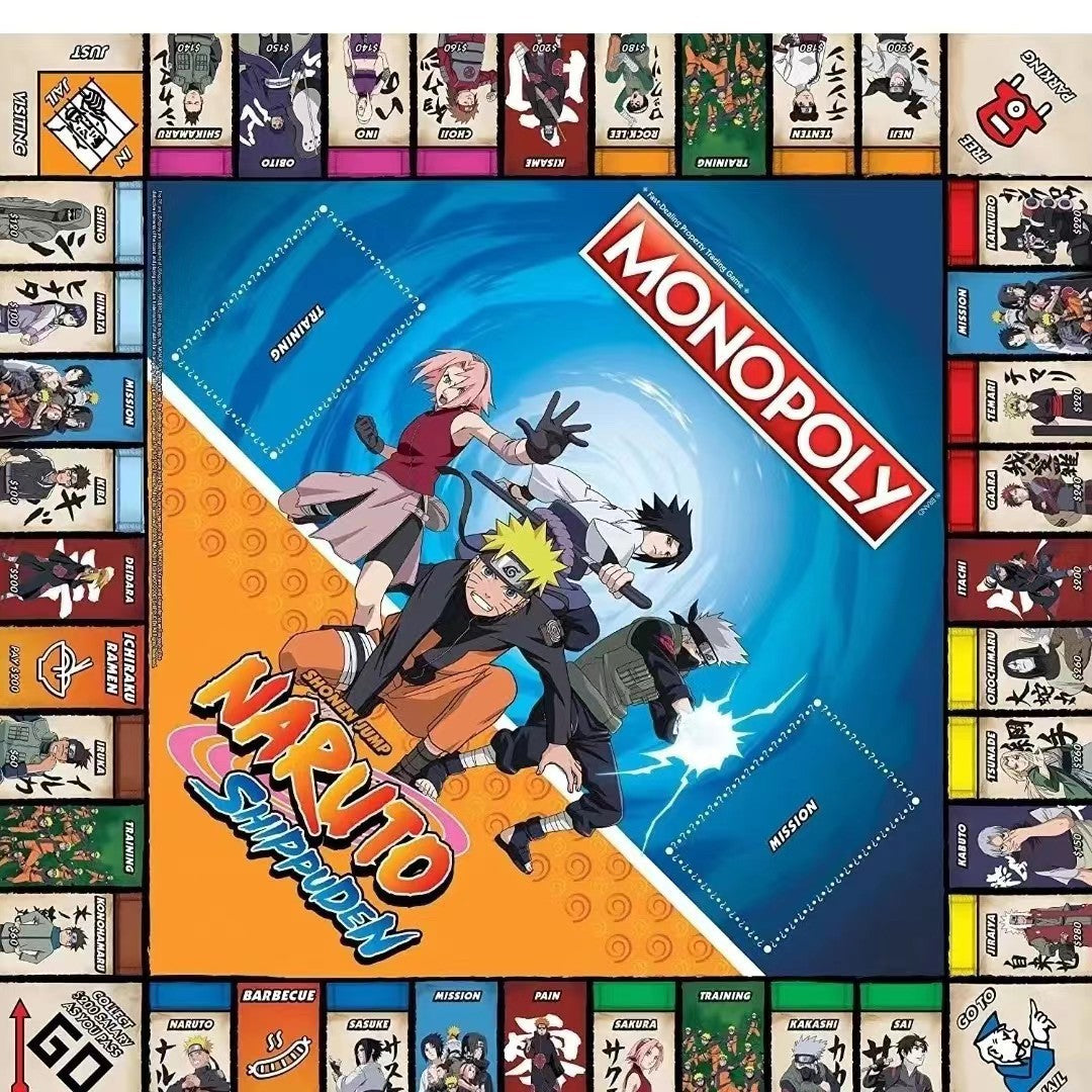 🔥✨️Monopoly: Naruto | Collectible Monopoly Game Featuring