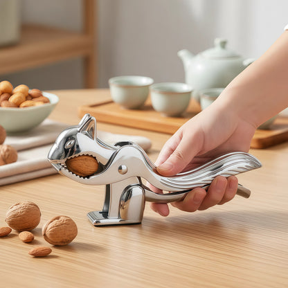 Nut Cracker Tool, Handheld Squirrel Shape Walnut Clip