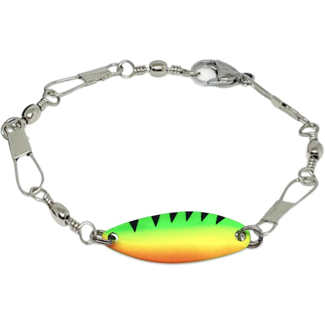 ✨️Fishing Lure Bracelet, Handmade Fishing Lure Bracelet, Unique Fisherman Jewelry with Swivels & Spoon Lures for Men, Women, Anglers & Outdoor Adventure Lovers