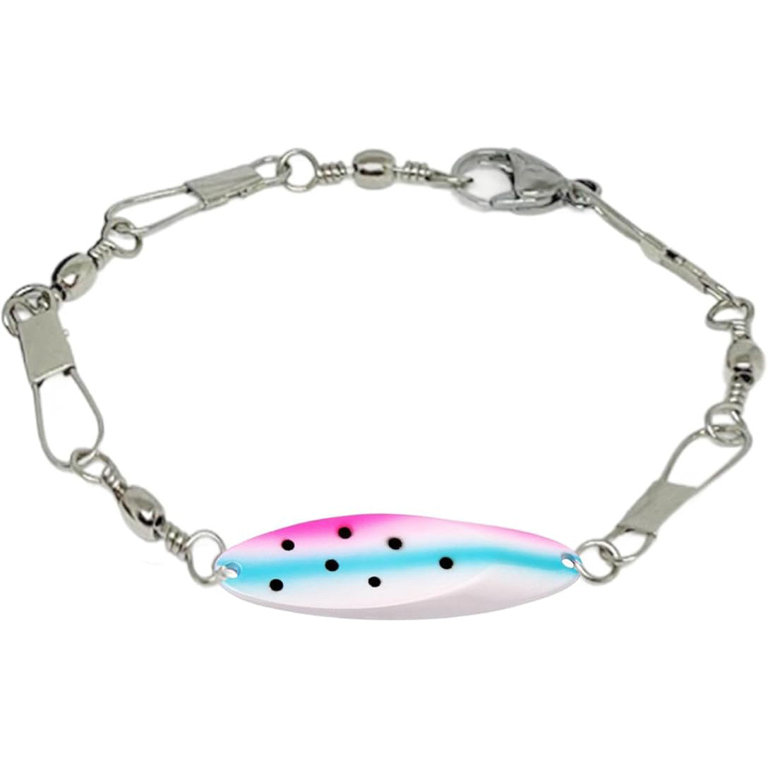✨️Fishing Lure Bracelet, Handmade Fishing Lure Bracelet, Unique Fisherman Jewelry with Swivels & Spoon Lures for Men, Women, Anglers & Outdoor Adventure Lovers