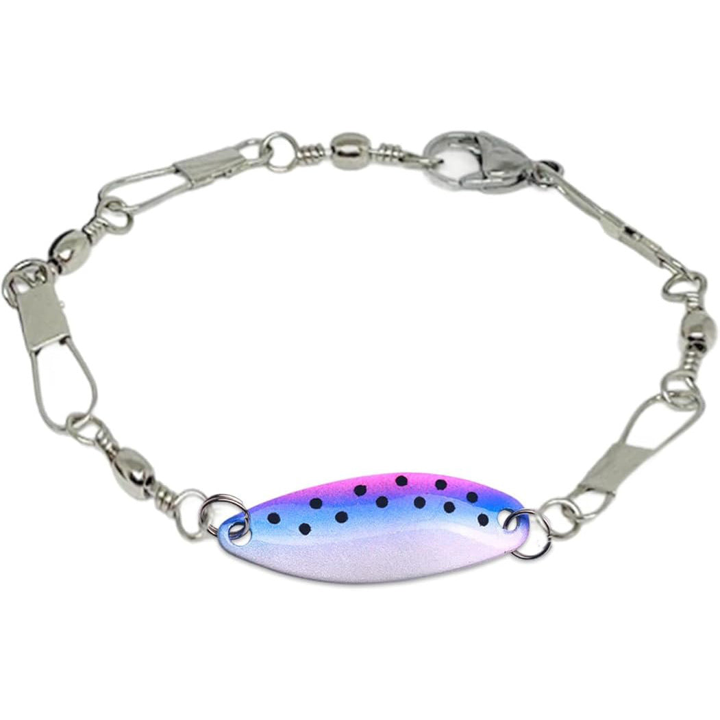 ✨️Fishing Lure Bracelet, Handmade Fishing Lure Bracelet, Unique Fisherman Jewelry with Swivels & Spoon Lures for Men, Women, Anglers & Outdoor Adventure Lovers
