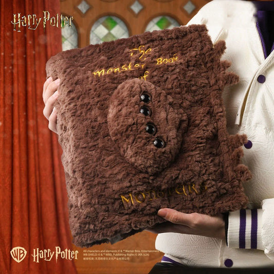 🌟🌟Monster Book Plush Charm & Throw Pillow — Whimsical Novelty Gift