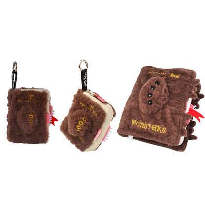 🌟🌟Monster Book Plush Charm & Throw Pillow — Whimsical Novelty Gift