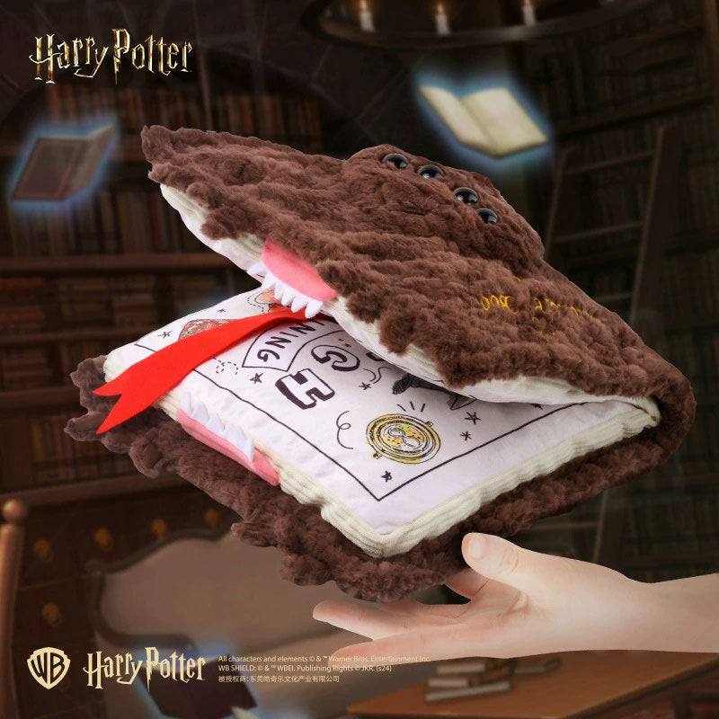 🌟🌟Monster Book Plush Charm & Throw Pillow — Whimsical Novelty Gift