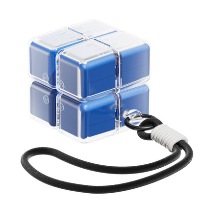 Weekly Pill Organizer - Foldable Travel Pill Organizer Magic Cube - Large Daily Pill Case for Fish Oil, Medicine, Vitamins, Supplements, Sugar