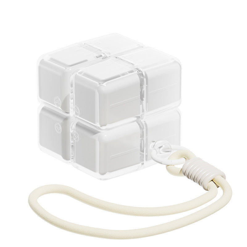 Weekly Pill Organizer - Foldable Travel Pill Organizer Magic Cube - Large Daily Pill Case for Fish Oil, Medicine, Vitamins, Supplements, Sugar