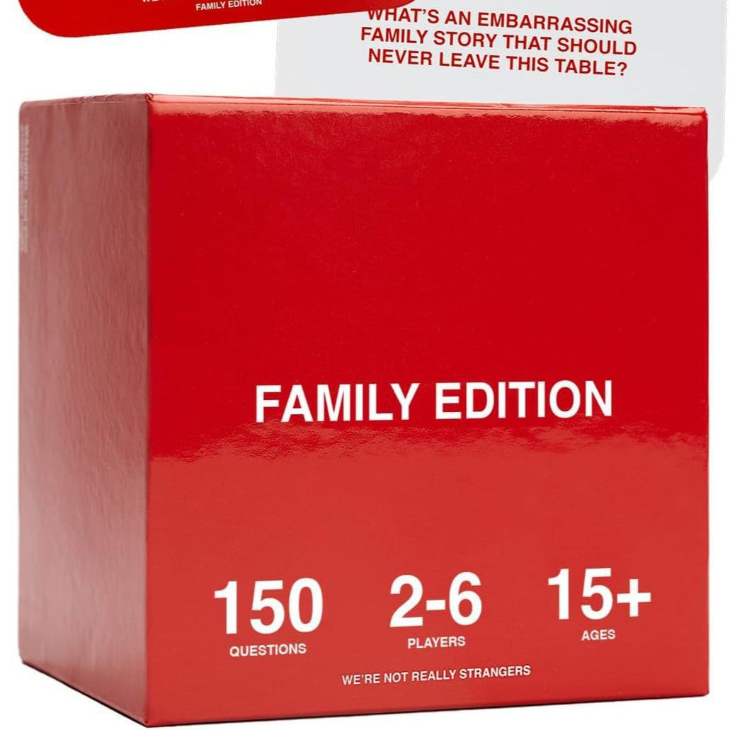 WE'RE NOT REALLY STRANGERS Card Game - 150 Conversation Cards for Adults, Teens, Couples, & Strangers - Icebreaker Questions for Game Night or Date Night, Ages 15+, 2-6 Players