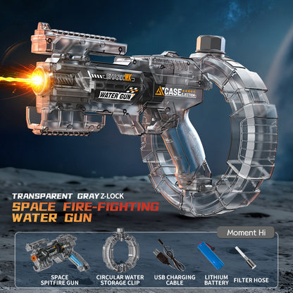 Electric Water Guns Adults Kids, Automatic Blaster Long Range High Pressure Pump, Powerful Rechargeable Squirt Guns