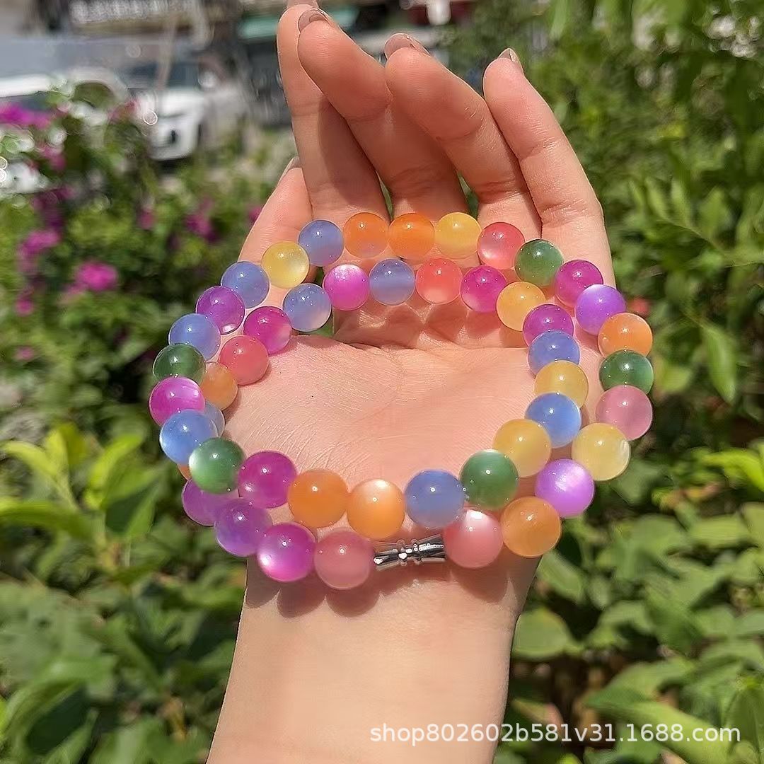🌈 Sofia Dopamine UV Reactive Beaded Jewelry – Your New Summer Staple