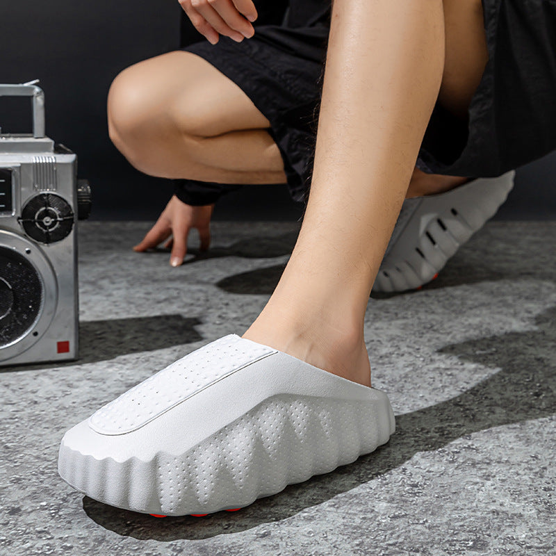 2026 Massage Slippers Pre-Event Comfort Fit Soft Wrapped Head Recovery Slipper Waterproof Outdoor Wear, Casual Slipper Shoes, Ideal for Athletes