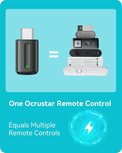 Universal Remote Control Adapter for Smartphone All in One Remote Control for TV/AC/DVD Compatible