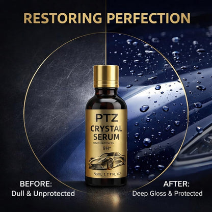 2Pack PTZ Crystal Serum for Cars – Advanced Graphene Ceramic Coating for Cars(50ML),Gloss Hydrophobicty Anti Scratch