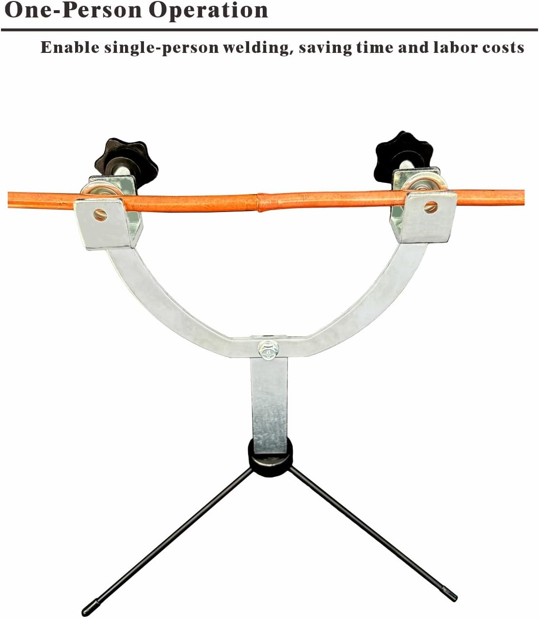 Copper Pipe Welding Tool, Welding Bracket for HVAC Repair,Copper Pipe Welding Bracket,One-Person Operation, Anti-Shake Design for Secure Welds, Adjustable Angles, Compact Portable Welding Kit