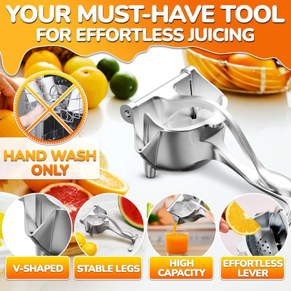 Fruit Juice Squeezer Handheld Aluminum Alloy