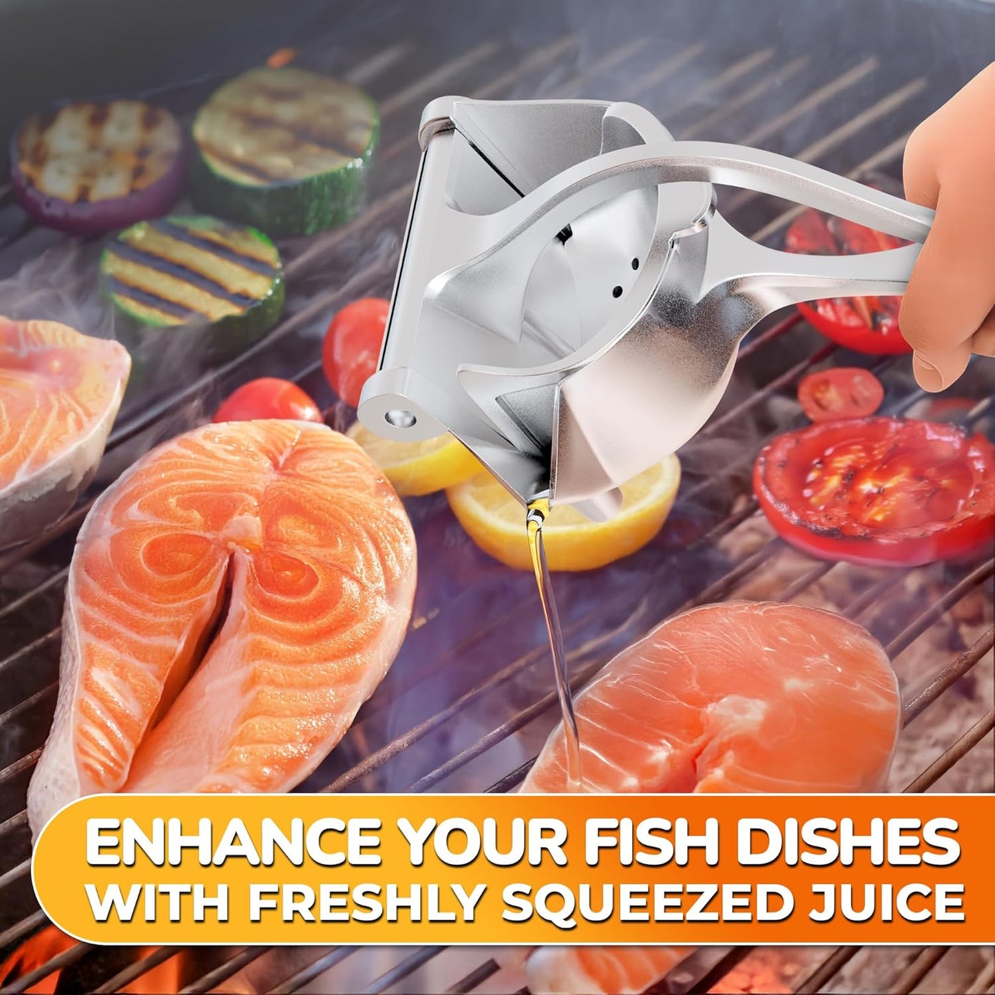 Fruit Juice Squeezer Handheld Aluminum Alloy